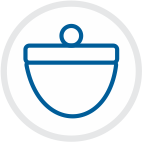 Glassco-- Crucible Silica with Lid