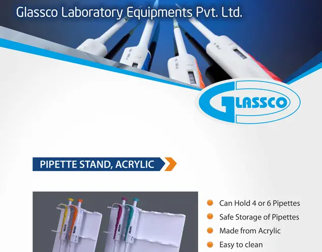 PIPETTE STAND, ACRYLIC