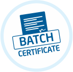 batch CALIBRATION certificate