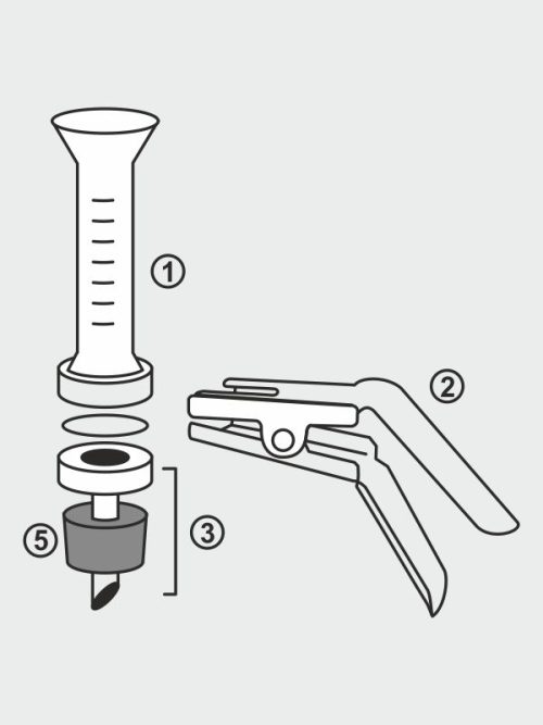 Glass Microanalysis Filter Holders 25 mm Disc Filters frit support