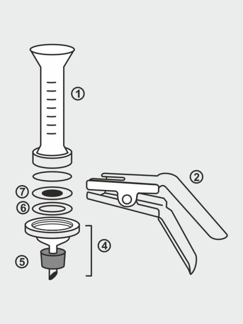 Glass Microanalysis Filter Holders 25 mm Disc Filters SS screen support