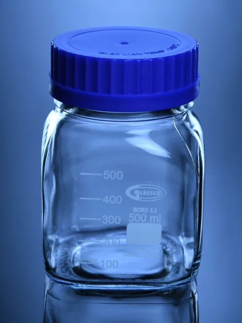 Bottles Reagent Square Type Wide Mouth Graduated GL-80