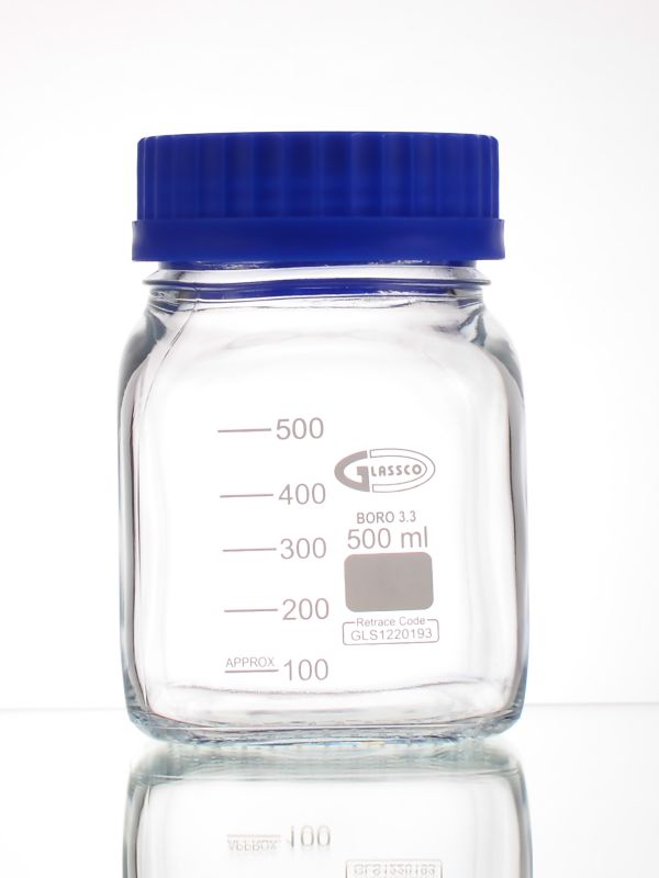 Bottles Reagent Square Type Wide Mouth Graduated GL-80
