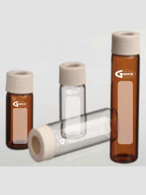 TOC Vials, Clear Glass, Bonded Cap & Silicone Septa 083.205.02