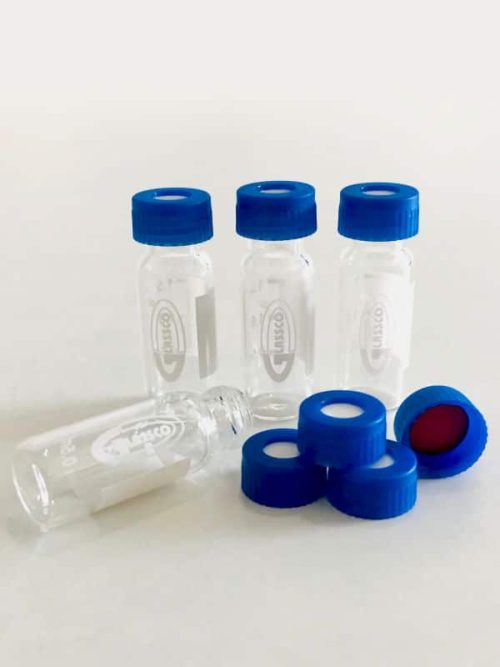 Caps for 9mm – 2ml Screw Neck Vials, PTFE 086.205.02