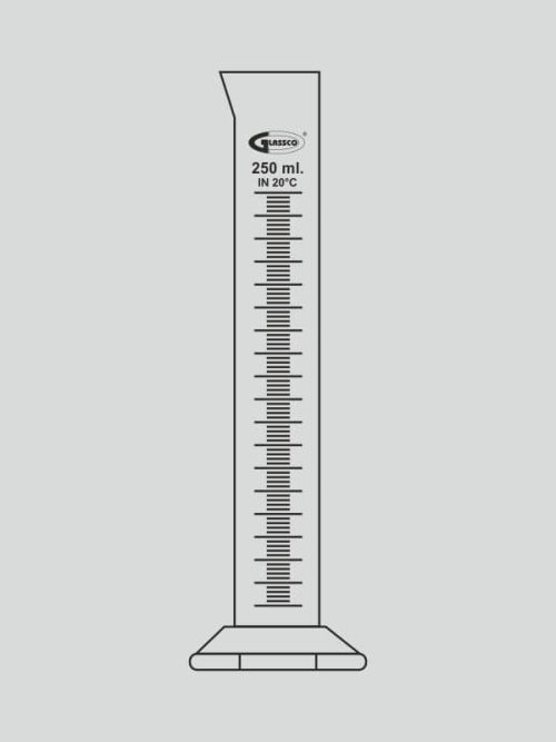 Cylinder, Measuring, Class B with spout 139.520.01A