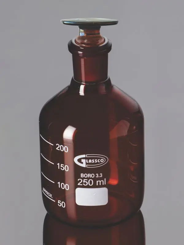 Bottles Reagent Narrow Mouth Amber ASTM