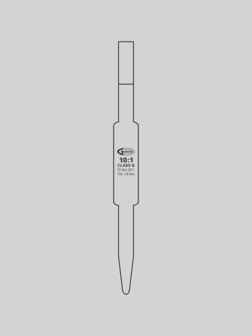 Pipette, Transfer, Volumetric, Class B, Quartzware Q125.540.01