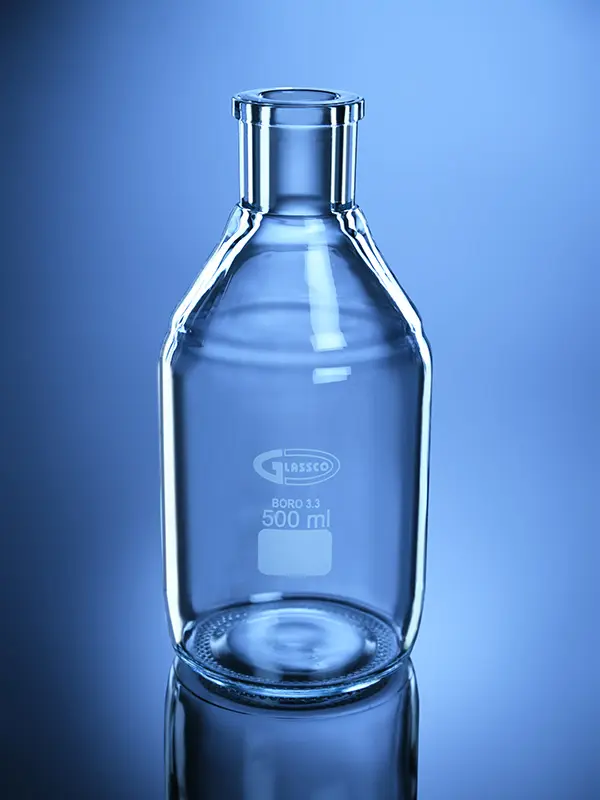 Bottle Reagent with hollow stopper (Quartzware)