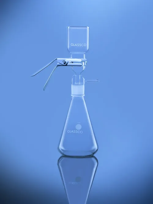 Glass Filter Assembly with funnel clamp 47mm