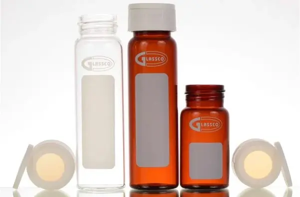 TOC Vials Amber Clear Glass 2