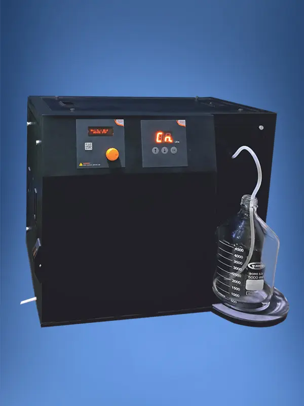 ALL GLASS WATER DISTILLATION