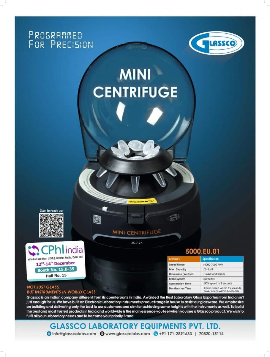Glassco Mini Centrifuge
