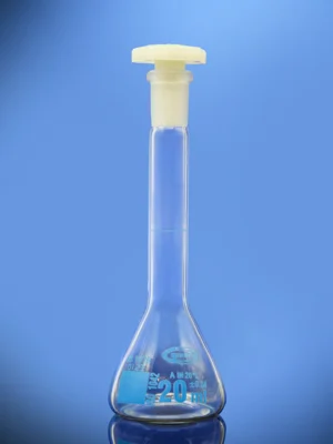 Class A Clear Glass Trapezoidal Volumetric Flask