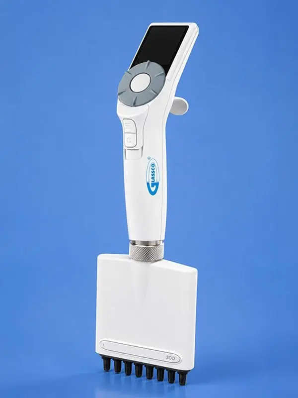 eight channel electronic micropipette