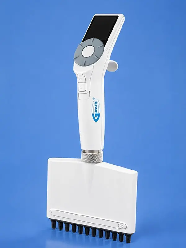 electronic 12 channel micropipette