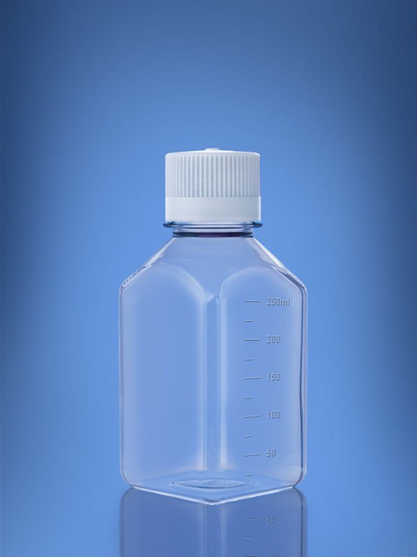 Pet Square Media Bottle